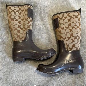 Coach Rain Boots 🖤